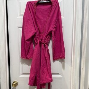 Cotton Pink Women's Robe